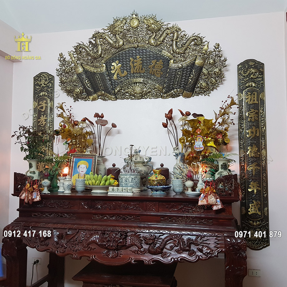 Cách phân biệt ý nghĩa của 4 loại hoành phi câu đối bằng đồng thông dụng