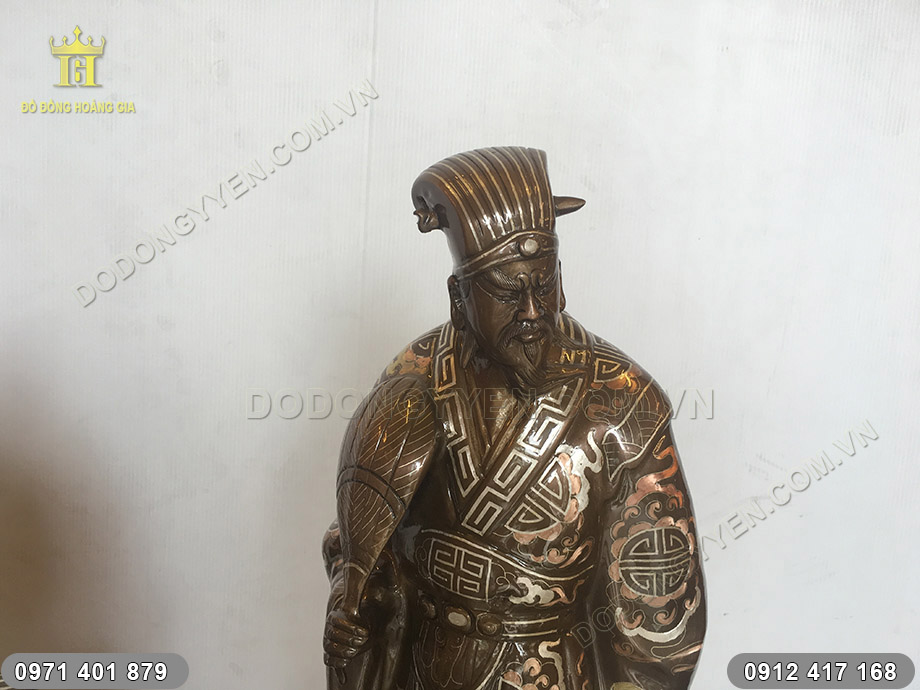 cặp tượng quan công khổng minh