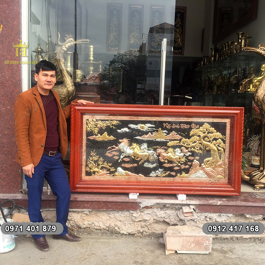 Mẫu tranh đồng nào mang vượng khí cho gia chủ mệnh Hỏa tuổi Hợi?