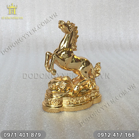 Ngựa đồng mạ vàng, tượng ngựa đồng phong thủy mạ vàng