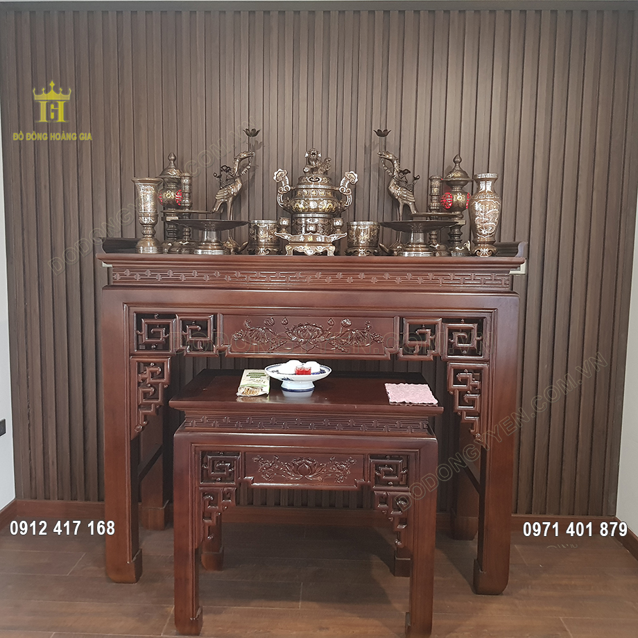 Những bộ ngũ sự, tam sự bằng đồng đẹp nhất