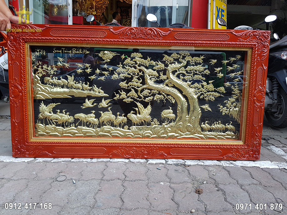 Top 3 bức tranh đồng đẹp đem lại sự trường thọ cho gia chủ