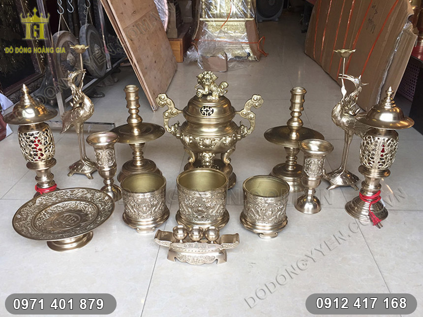 Bộ đồ thờ 45cm
