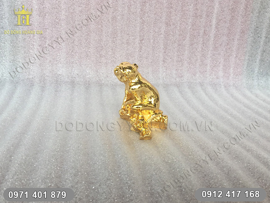 Tượng Khỉ Mạ Vàng 24K Tượng Khỉ Mạ Vàng 24K