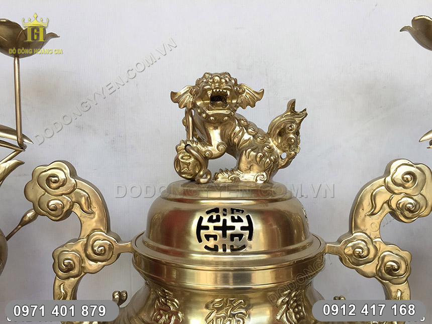 đồ thờ bằng đồng vàng