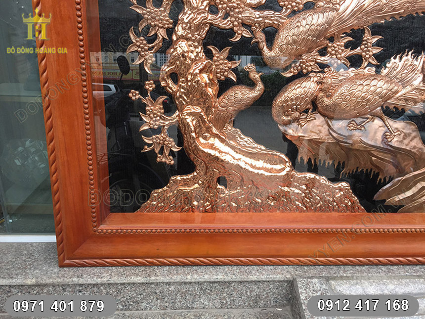 Tranh C&ocirc;ng Hoa Mai 2