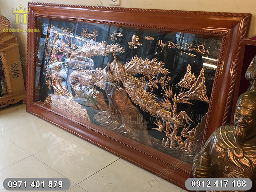 Tranh C&ocirc;ng Hoa Mai 4