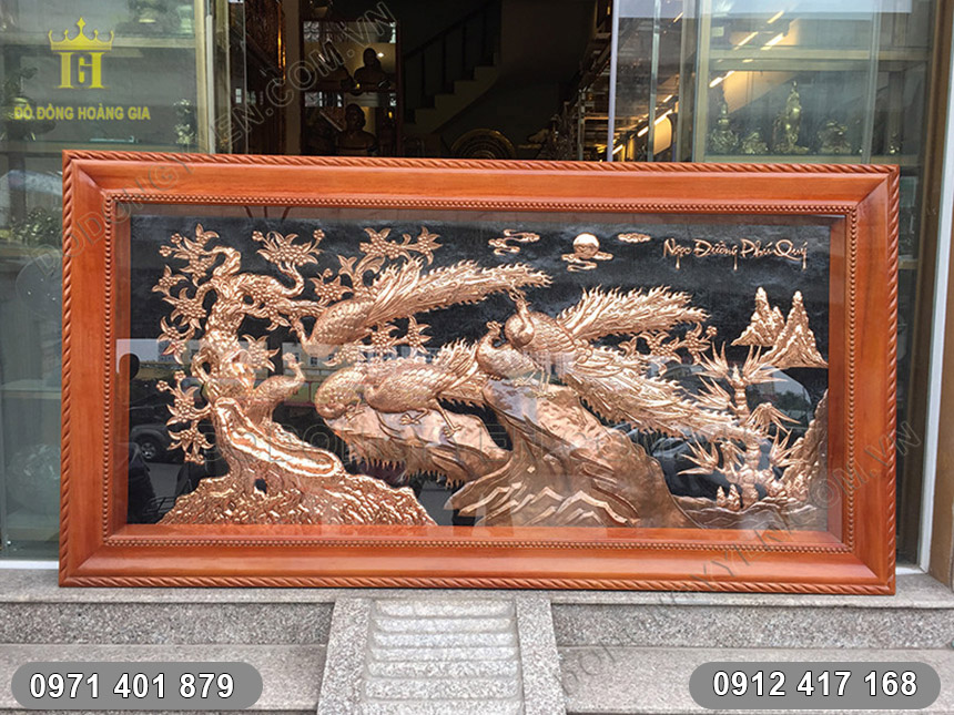 Tranh C&ocirc;ng Hoa Mai