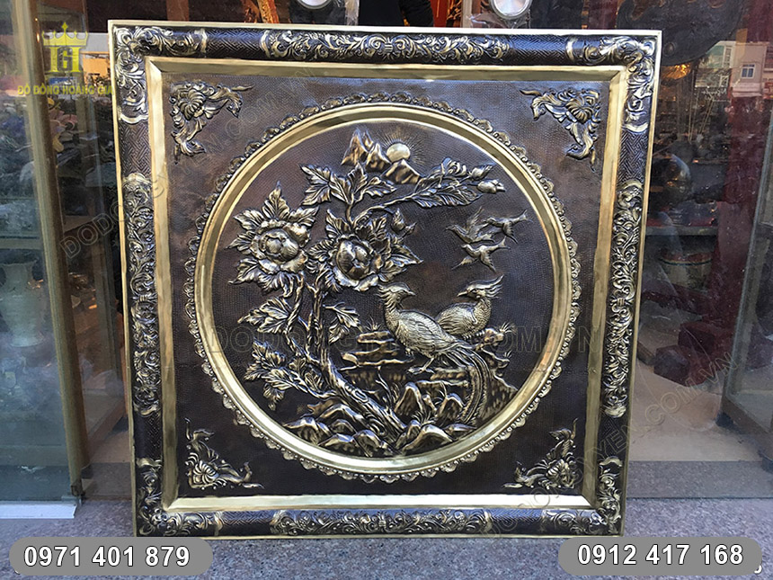 tranh ph&ugrave; dung chim trĩ