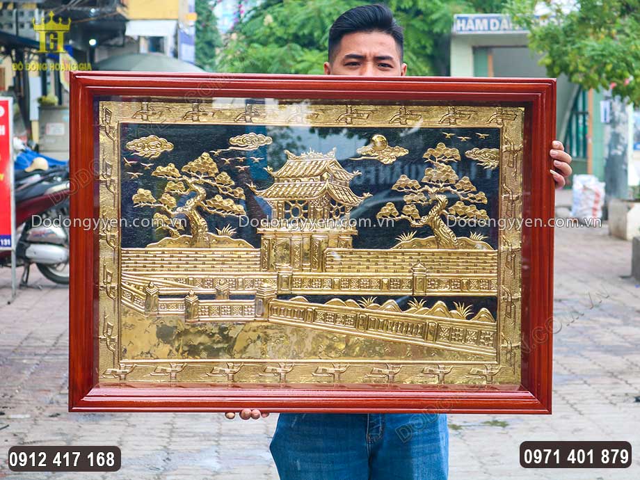 Tranh Đồng Khuê Văn Các - Biểu tượng thủ đô Hà Nội