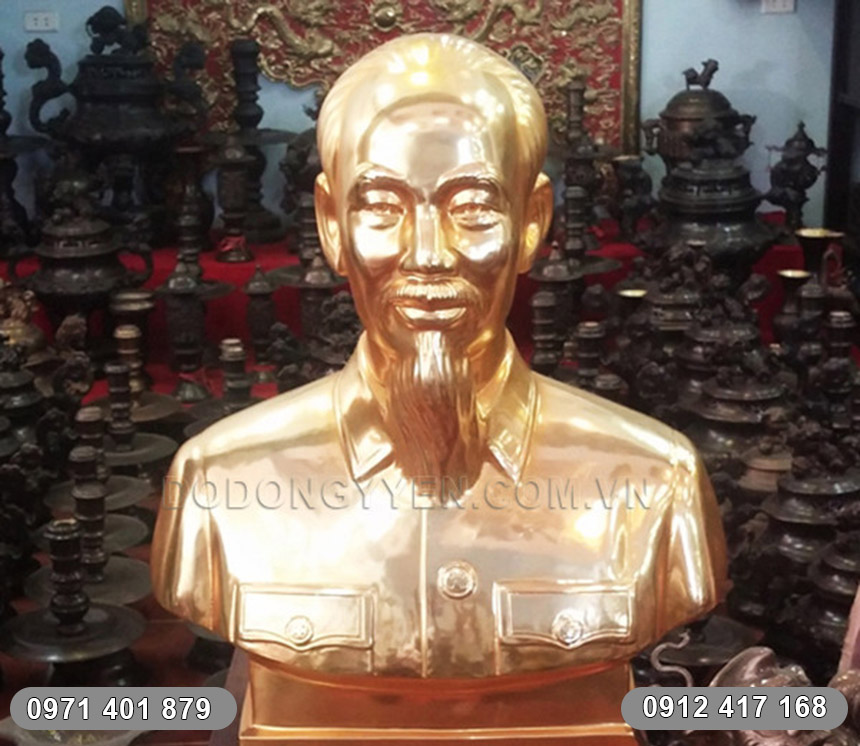 tượng b&aacute;c hồ mạ v&agrave;ng