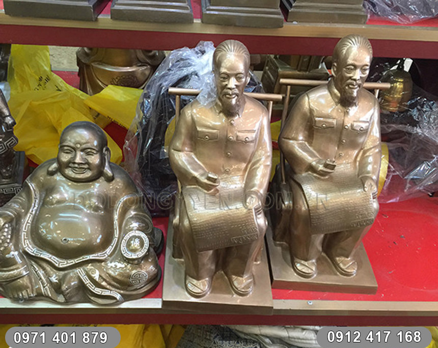 tượng b&aacute;c hồ ngồi
