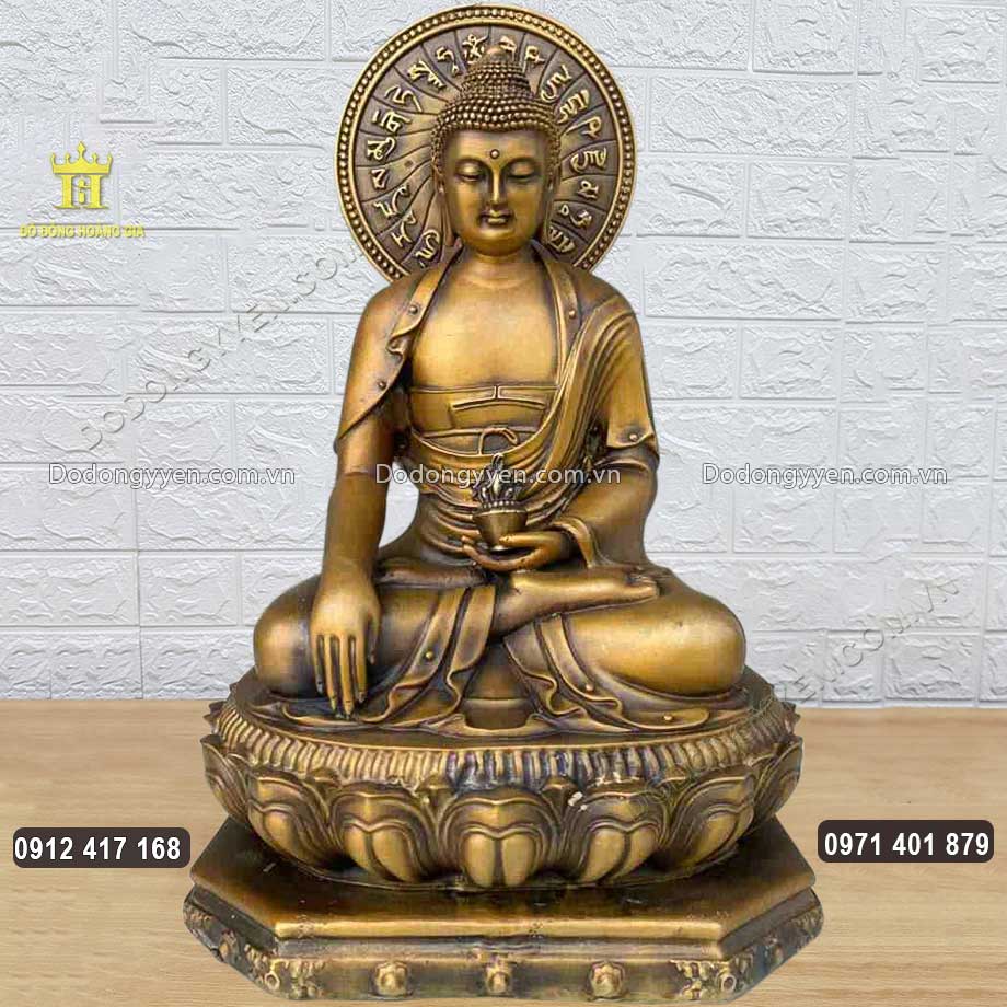 Tượng Đồng Phật Dược Sư Lưu Ly Quang Vương Như Lai