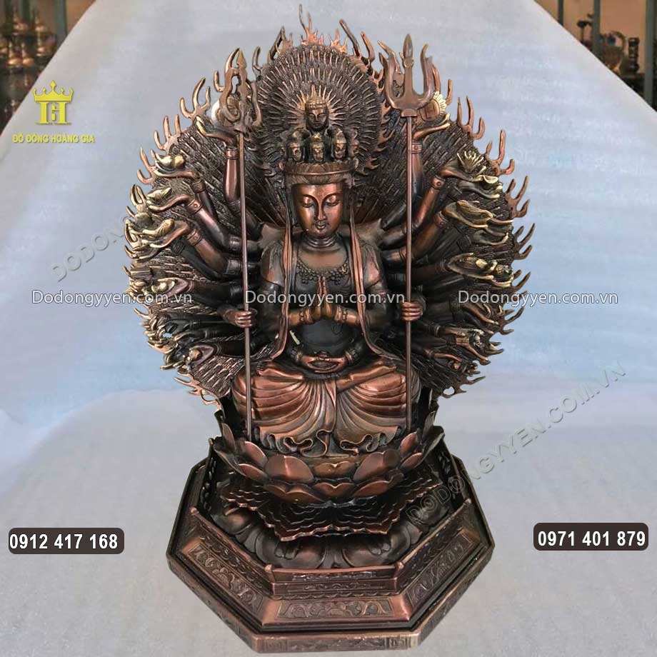 Tượng Đồng Thiên Thủ Thiên Nhãn Quán Tự Tại Hun Giả Cổ