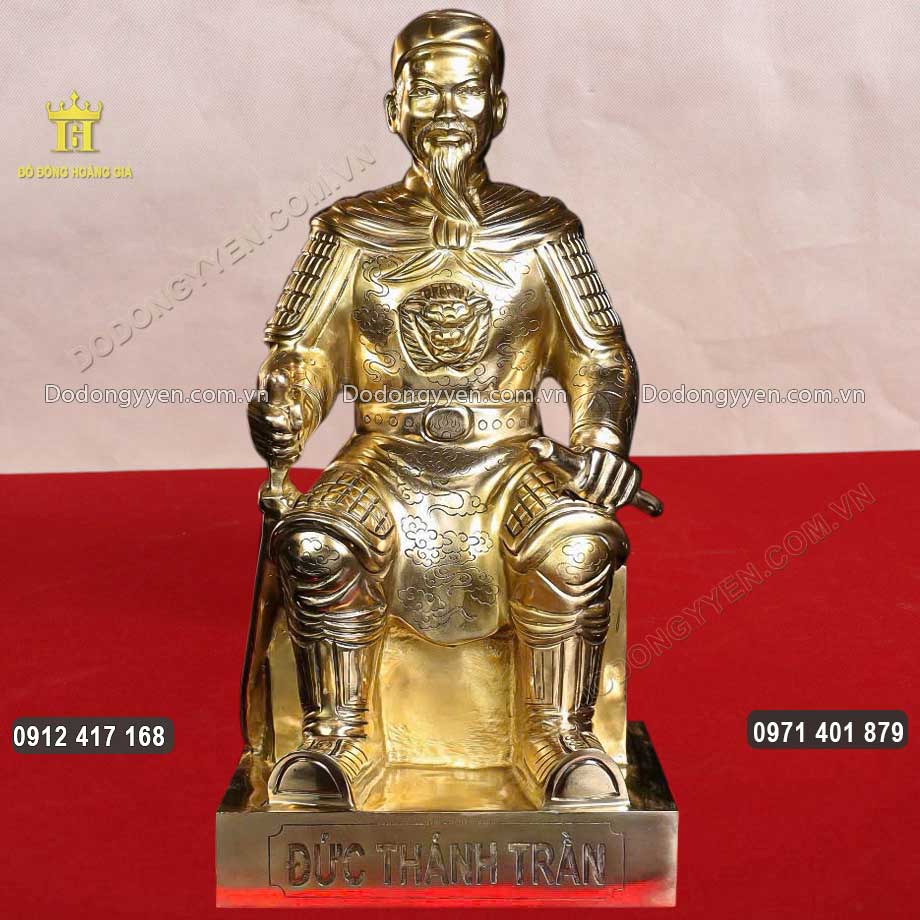 Tượng Đức Thánh Trần Bằng Đồng Catut Mẫu Đặt Riêng