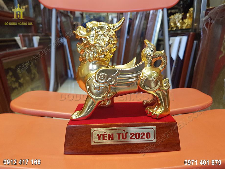 Tỳ Hưu Dát Vàng 9999 Dài 13Cm