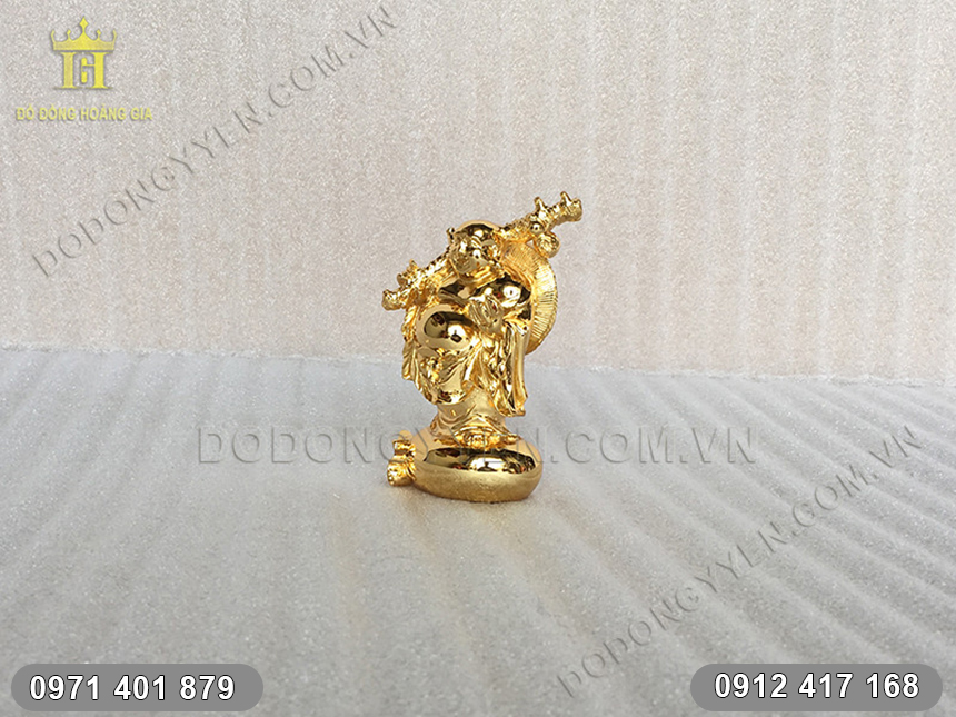 tượng Phật Di Lặc Mạ V&agrave;ng 1