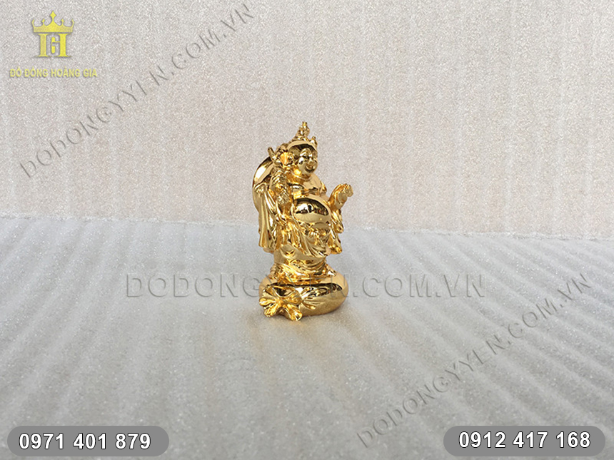 tượng Phật Di Lặc Mạ V&agrave;ng 5