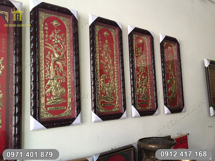 bộ tứ qu&yacute; đồng v&agrave;ng