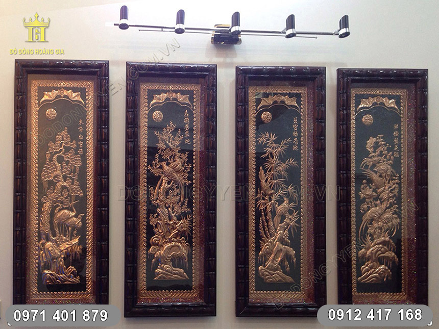 tranh đồng tứ qu&yacute;