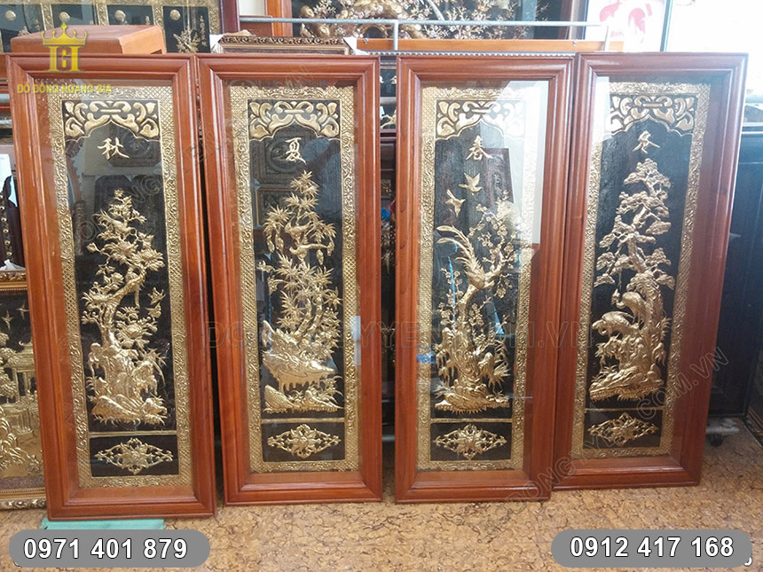 tranh đồng tứ qu&yacute;