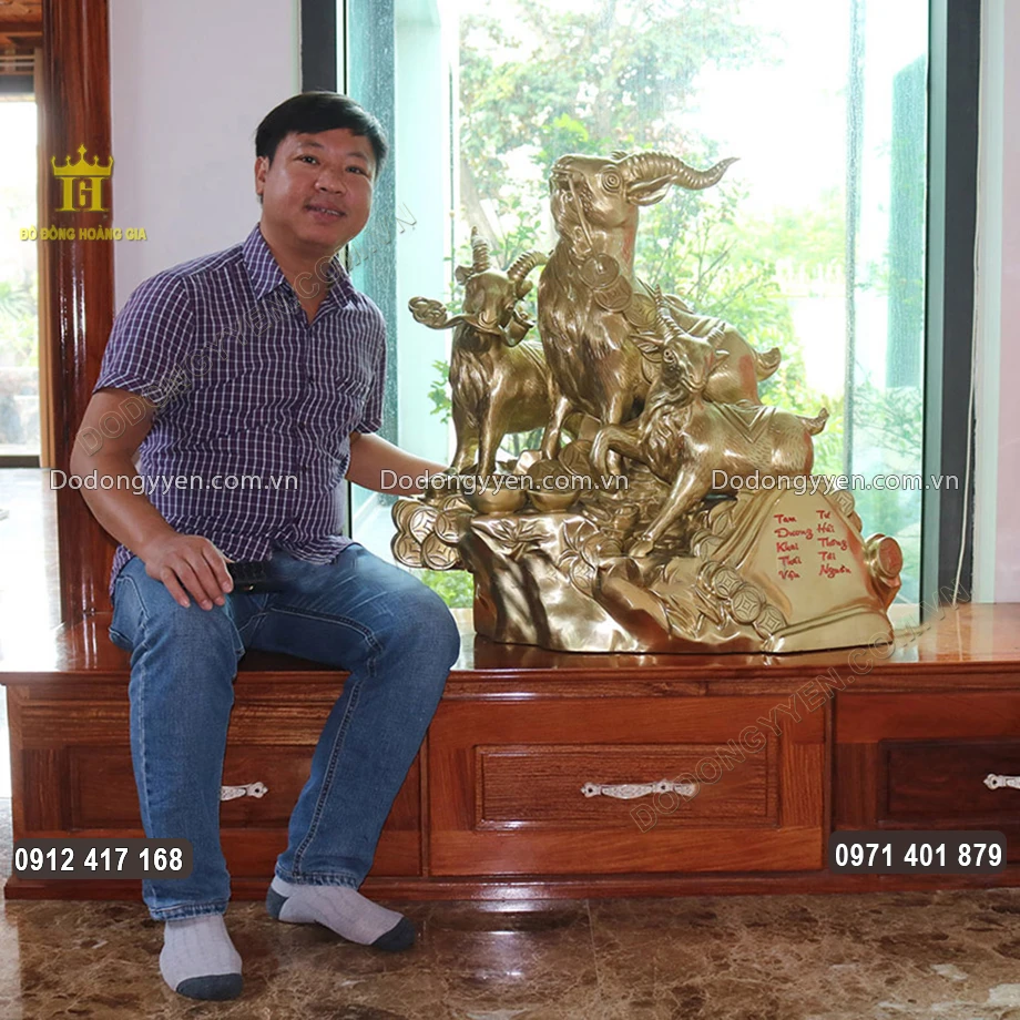 Tượng Đồng Tam Dương Khai Th&aacute;i
