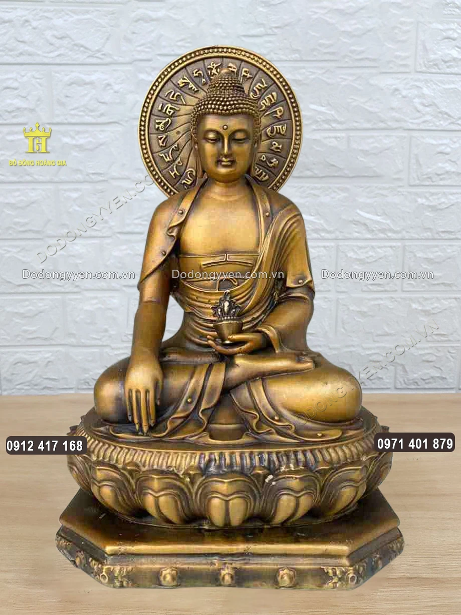 Tượng Đồng Phật Dược Sư Lưu Ly Quang Vương Như Lai