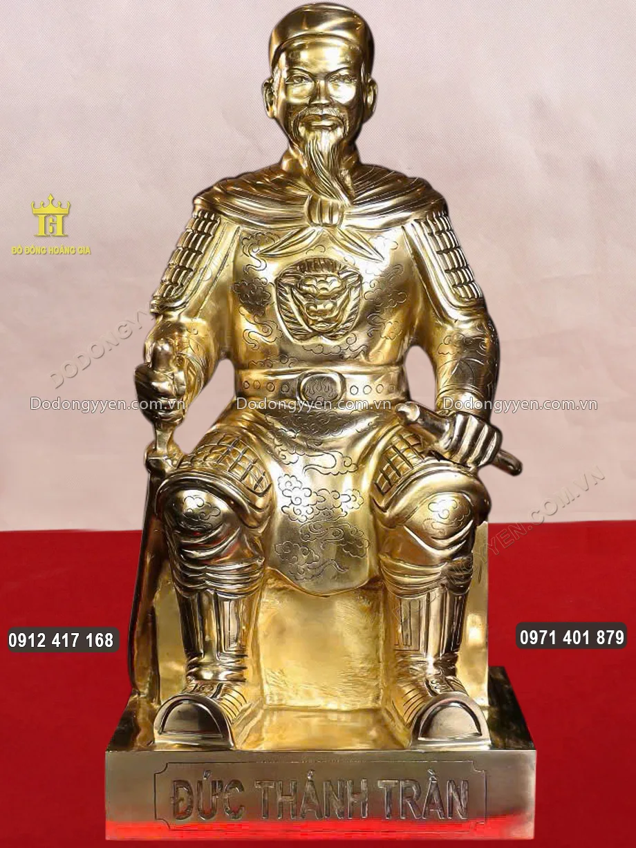 Tượng Đức Th&aacute;nh Trần Bằng Đồng Catut Mẫu Đặt Ri&ecirc;ng